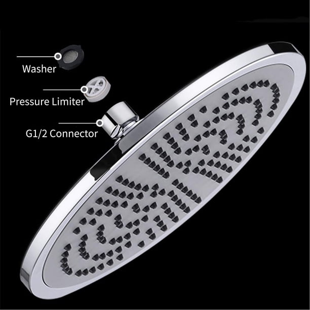 Pommeau de douche aérien réglable à Six vitesses, pommeau de douche haute pression, rehausseur de douche, ensembles d'accessoires de salle de bains  13