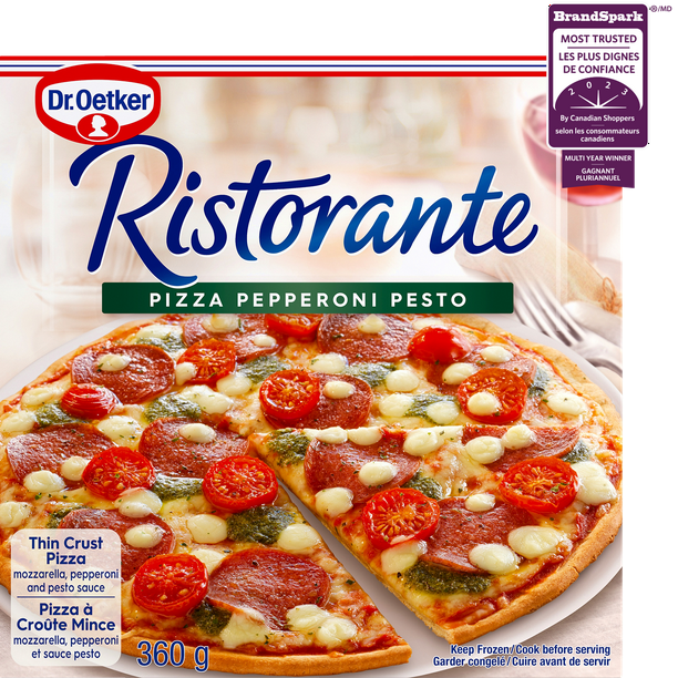 Dr. Oetker Ristorante Pizza Pepperoni et pesto 360 g
