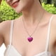 thumbnail image 3 of Ganfancp Sistema Solar Galaxia Doble Cara Cristal Universo Corazón Colgante Collar Rebajas Hoy Liquidación 1 Collar, 3 of 6