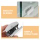 thumbnail image 3 of GOOHOCHY 2Ud Guía Inferior Para Puerta De Ducha Accesorio De Inoxidable Resistente, 3 of 8