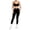 Black, variant on Women Yoga Suit Sports Leisure Suit