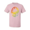thumbnail image 2 of Wild Bobby, Tropical Palm Trees Silhouettes with Sunset | Mens Pop Culture Graphic T-Shirt, Light Pink, Medium, 2 of 4