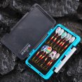 thumbnail image 4 of 12 unids/set señuelo artificial anzuelo cebo de pesca de plumas señuelos aparejos de pesca al aire libre, 4 of 5