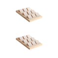 thumbnail image 2 of Maytalsory Rustic Wood Earring Card Holder with Tray for Jewelry Display Showcasing Collection 9 Pair Cream 2Set, 2 of 6
