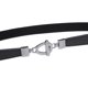 thumbnail image 3 of Syuer Cinturón Elástico Flaco Para Mujer De 0,8 Pulgadas De Ancho, Cinturón Elástico Con Cincha, Cinturón Fino (L-Xl (31"-37") Negro), 3 of 5