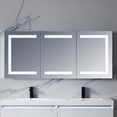 thumbnail image 3 of Blossom Rigel 60" LED Medicine Cabinet | Aluminum Frame | Adjustable Shelves| Smart Memory | Defogger, 3 of 11