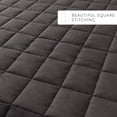 thumbnail image 6 of Lightweight Wrinkle Resistant Quilt Sets in Gray Square for Twin/Twin-XL Size Bedding by Comfort Canopy, 6 of 10