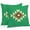 Green, variant on Outdoor Waterproof Pillow Covers Abstract Aztec Pattern Decorative Throw Pillow Protectors for Patio Sofa Garden Couch,24x24in 2 Pack