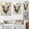 thumbnail image 4 of Designart "Great Plains Bison Bust III" Animals Buffalo Floater Framed Canvas Prints, 4 of 5