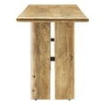 thumbnail image 4 of Modway Amistad 58" Wood Bench in Oak, 4 of 10