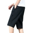 thumbnail image 4 of Sngxgn Mens Shorts Casual Cargo Shorts Workout Shorts Summer Beach Shorts with Pockets(Dark Blue,XXXXXL), 4 of 4