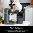 thumbnail image 3 of Ninja JC151 NeverClog Cold Press Juicer, Powerful Slow Juicer with Total Pulp Control, Countertop, Electric, 2 Pulp Functions, Dishwasher Safe, 2nd Generation, Charcoal (Renewed), 3 of 5
