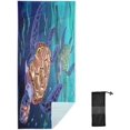thumbnail image 2 of Dreamtimes Beach Towels Turtles Sea Camping Towels Animal Sand Free Beach Towel, 30"x60" Large Beach Towels Quick Dry Bath Travel Towels Pool Yoga Beach Mat for Men Women, 2 of 7