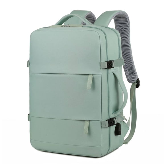 GASTROPOD Travel Backpack Multiple Pocket Storage Laptop Bag Hidden Anti - Theft Pocket Backpack for Women Light Green
