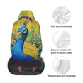 thumbnail image 4 of Wukai Peacocks Full Set Car Seat Covers with Soft Padding Universal Auto Front Seats Protector and Cushion Mat, 4 of 5