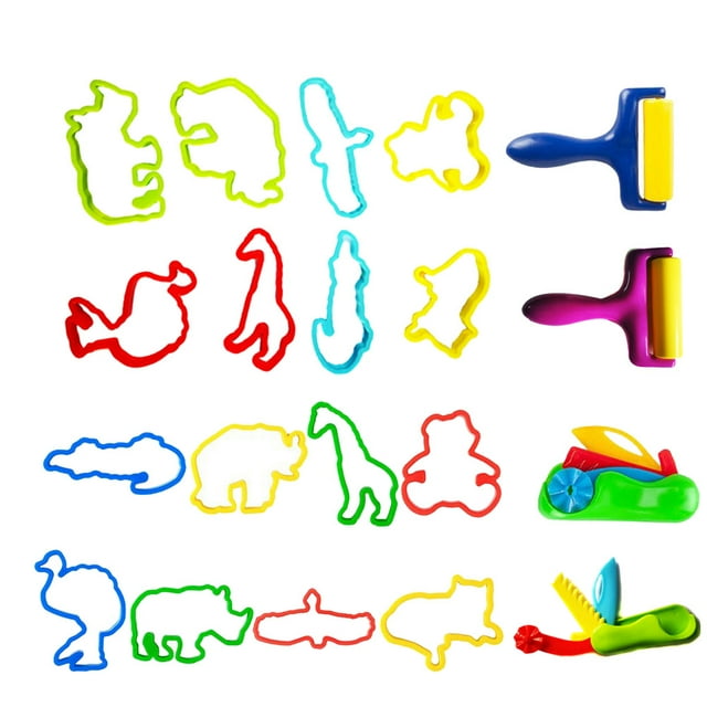 BEADCEST 42PCS DIY Colored Clay Kit for Classroom Learning Home Use and School Activities Clay Sculpting Tools