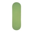 thumbnail image 1 of Homespice Decor 328694 22 x 72 in. Oval Ultra Durable Braided Runner Rug, Green, 1 of 1