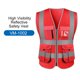thumbnail image 3 of Chaleco reflector Irfora SFVest Alta visibilidad Chaleco reflectante de seguridad Chaleco reflectante Bolsillos múltiples Ropa de trabajo Seguridad Ropa de trabajo Día Noche Motociclismo Ciclismo Adve Irfora Chaleco reflector, 3 of 7