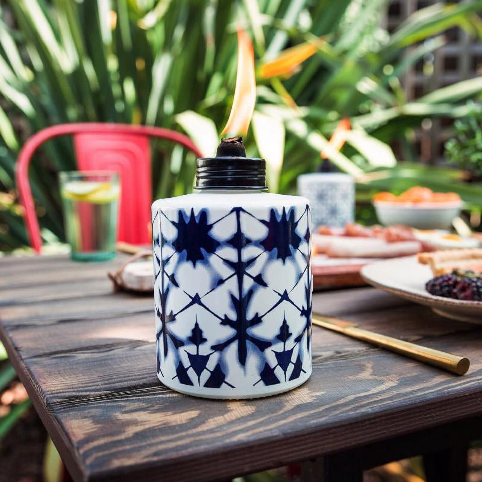 Tiki 1120101 Tabletop Torch, Glass