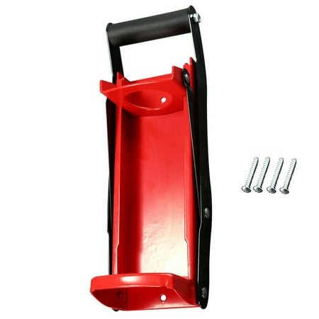 

KAOU 16OZ 500ML Large 2 in 1 Can Crusher Bottle Opener Wall Mounted Recycling Tool for Easy Can Pressing And Lid Removal Red One Size