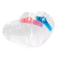 thumbnail image 1 of 3 pares de medias plantillas con patrón de mariposa Inserciones de gel cómodas Plantilla frontal Cojín de zapato transpirable para faldas Tacones altos (rojo azul transparente), 1 of 6