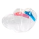 thumbnail image 1 of 3 pares de medias plantillas con patrón de mariposa Inserciones de gel cómodas Plantilla frontal Cojín de zapato transpirable para faldas Tacones altos (rojo azul transparente), 1 of 6