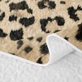 thumbnail image 5 of Erosebridal Classic Animal Print Quilt Full,Brown Leopard Texture Full Bedspread Sets For Girls,3 Pieces, 5 of 7