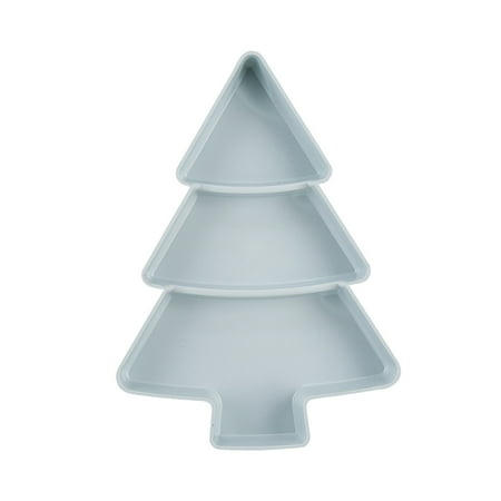 

Sandistore Christmas Tree Dried Fruit Tray Snacks Candy Tray Melon Dried Fruit Box Lazy Snack Box Table Mats round