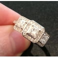 thumbnail image 4 of Pompeii 1 3/8ct Princess Cut Diamond 3-Stone Ring White Gold Lab Grown (FG,VS2-SI1), 4 of 4