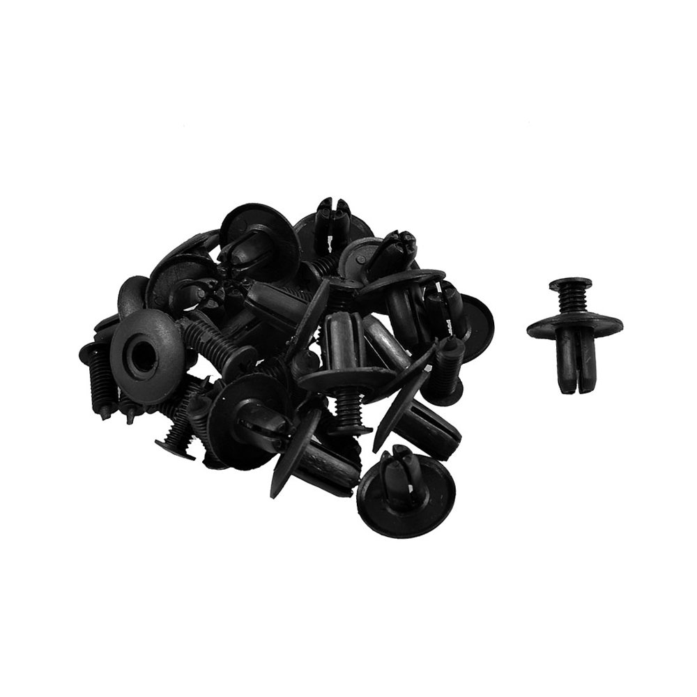 20pcs 0.31" Hole Push in Expanding Screw Panel Clips Plastic Rivet