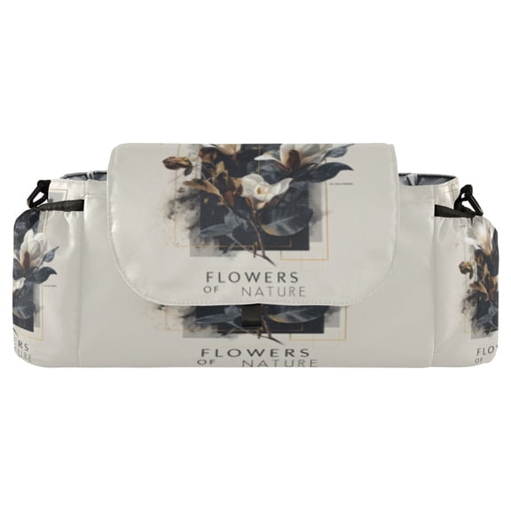 DIXRUYEE Stroller Organizer Nature Within Shapes Printed