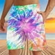 thumbnail image 2 of Pantalones Cortos para Hombre Atléticos Pantalones de Playa de Impresión Especial, Pantalones Cortos Atléticos de Poliéster Elásticos para Hombres, 2 of 9