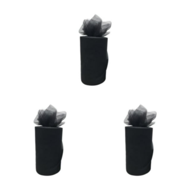 maskred Polyester Durable And Reliable White Roll Wrist Tulle Essential For DIY Weddings Color Available black 3Set