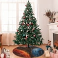 thumbnail image 7 of Yiaed Red And Blue Fire Dragon F Print Christmas Tree Skirt , Tree SkirtsTree Mat for Christmas Winter Holiday Indoor Decorations-48", 7 of 7