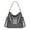 Grey, variant on Women's Hobo Crossbody Bags Shoulder Bag PU Leather Stylish Bucket Purse Satchel Handbags