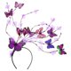 thumbnail image 1 of KAKOWELY Diadema de mariposa, diadema de flores simuladas, diadema decorativa para fiesta de cosplay, 1 of 5
