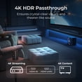 thumbnail image 4 of ULTIMEA 5.1.4ch Sound Bar with Dolby Atmos, Surround Sound System for TV with 2 Surround Speakers, Sound Bar for Smart TV, Soundbar with Subwoofer for Home Theater, HDMI eARC, Skywave Series, 4 of 14