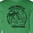thumbnail image 4 of Inktastic Summer Vacation Mode Myrtle Beach South Carolina Long Sleeve T-Shirt, 4 of 5