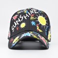 thumbnail image 4 of Yuanlong Womens Baseball Cap Graffiti Art Printed Sun Cap Adjustable Soft Cotton Breathable Outdoor Street Casual Summer Hat, 4 of 6