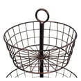 thumbnail image 5 of BirdRock Home Metal 2-Tier Wire Fruit Basket - Oil Rubbed Bronze, 5 of 6