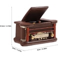 thumbnail image 5 of Miniature Record Player Dollhouse 1:12 Scale Vintage Gramophone Mini Phonograph Model for Dollhouse Life Scene Accessories, 5 of 7