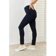 thumbnail image 6 of Womens Garment Dyed Tummy Shaping Skinny Jeans with Five Pocket Denim Slightly Stretchy for Everyday Wear Comfortable, 6 of 10