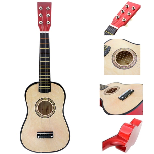 Instrumento Musical Guitarra Acústica 23 Pulgadas Guitarra Infantil, Juguete Musical Guitarra Infantil De Maderas Con 1 Bolsa De Almacenaje Para Niños Principiantes