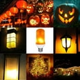 thumbnail image 2 of 2-Pack LED Flame Effect Fire Light Bulbs E26 Flickering Fire Atmosphere Decorative Lamps, 2 of 5