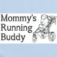 thumbnail image 2 of CafePress - Mommy's Running Buddy Body Suit - Baby Light Bodysuit, Size Newborn - 24 Months, 2 of 4