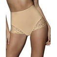 thumbnail image 1 of Bali Womens Firm Control Lace Inset Brief - Best-Seller, M, Nude, 1 of 4