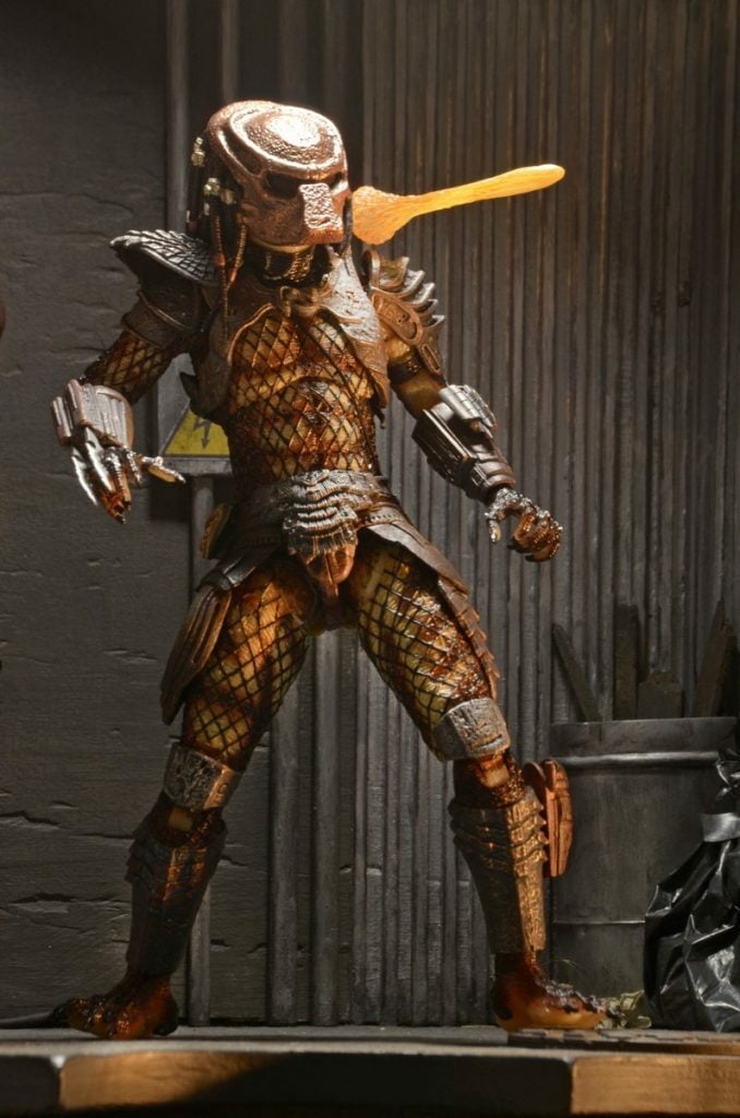 NECA Predator 2: Battle Damaged City Hunter Ultimate with Biomask