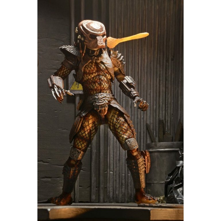 NECA Predator 2: Battle Damaged City Hunter Ultimate with Biomask