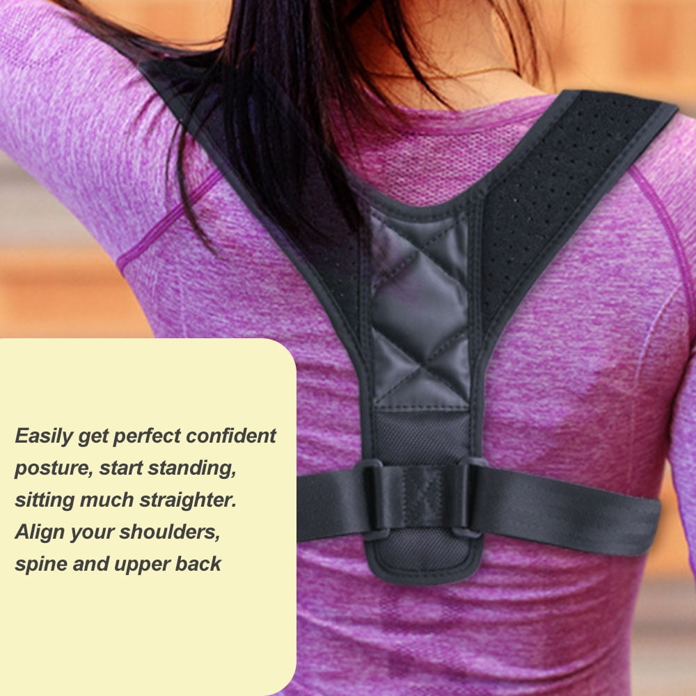 Ceinture dorsale superieure Correcteur de posture Soutien Corset Dos epaule Accolades Soutien de la colonne vertebrale Soins de sante Angle de maintien Agreable Walmart