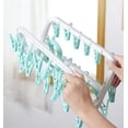 thumbnail image 4 of Foldable Laundry Hanger Drying Rack,Plastic Laundry Clip ,Clip Hanger, 4 of 5